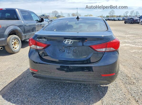 5NPDH4AE6GH737888 2016 HYUNDAI ELANTRA Black Vista trasera
