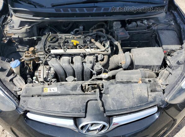 5NPDH4AE6GH737888 2016 HYUNDAI ELANTRA Black Vista interior trasera