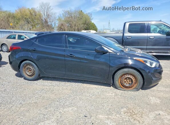 5NPDH4AE6GH737888 2016 HYUNDAI ELANTRA Black Delantero derecho