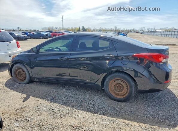 5NPDH4AE6GH737888 2016 HYUNDAI ELANTRA Black Trasero izquierdo