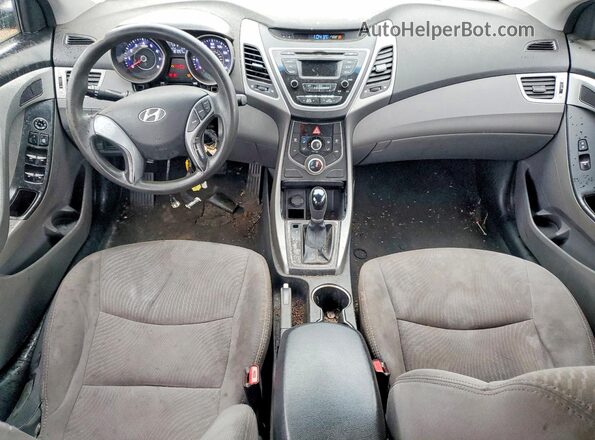 5NPDH4AE7GH752111 2016 HYUNDAI ELANTRA Blue Vista del salpicadero
