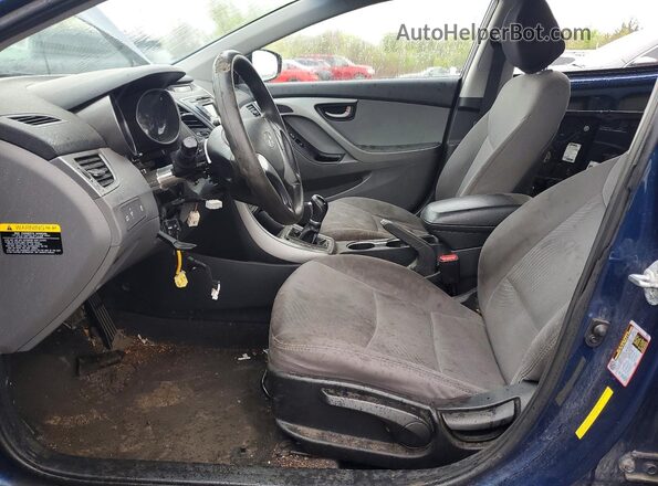 5NPDH4AE7GH752111 2016 HYUNDAI ELANTRA Blue Vista interior delantera