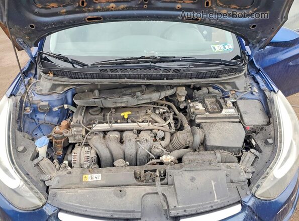 5NPDH4AE7GH752111 2016 HYUNDAI ELANTRA Blue Vista interior trasera