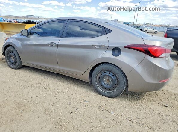 5NPDH4AE8GH654026 2016 HYUNDAI ELANTRA Brown Trasero izquierdo