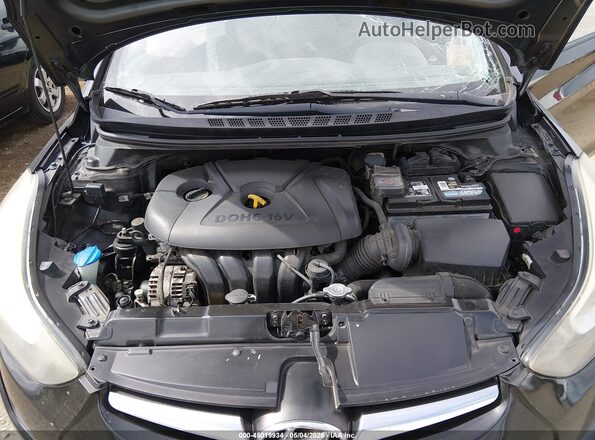 5NPDH4AE8GH695899 2016 HYUNDAI ELANTRA Черный Вид сзади