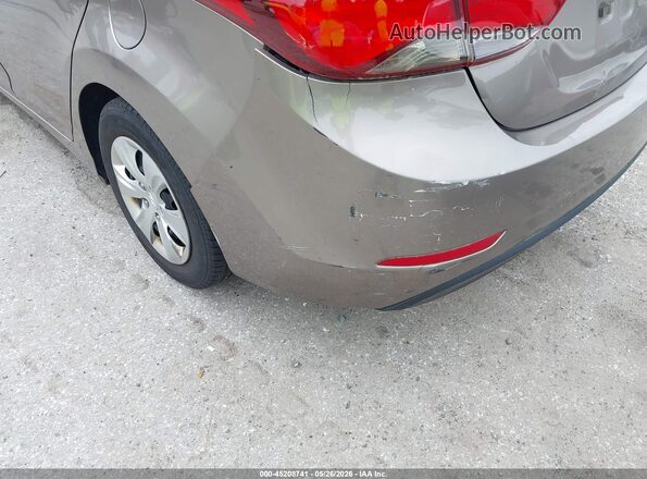 5NPDH4AE9GH700026 2016 HYUNDAI ELANTRA Желто-коричневый Вид спереди