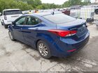 2016 Hyundai Elantra Se Синий vin: 5NPDH4AE9GH749338