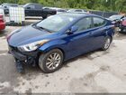2016 Hyundai Elantra Se Синий vin: 5NPDH4AE9GH749338