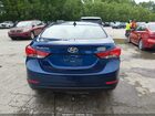 2016 Hyundai Elantra Se Синий vin: 5NPDH4AE9GH749338
