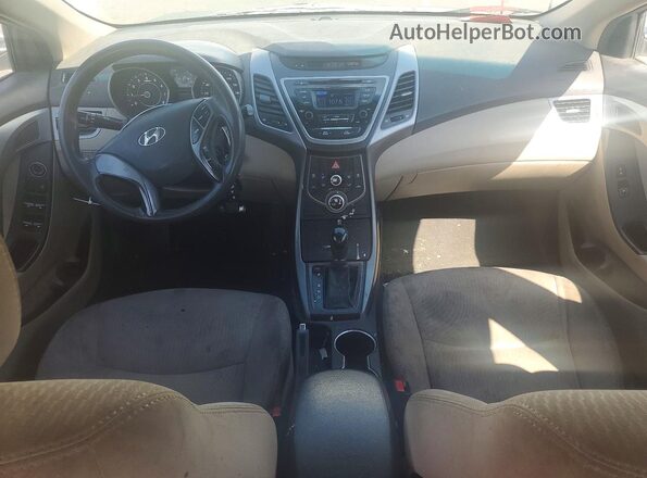 5NPDH4AE9GH776457 2016 HYUNDAI ELANTRA White Vista del salpicadero
