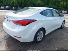2016 Hyundai Elantra Se White vin: 5NPDH4AEXGH667313