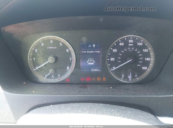 5NPE24AF0GH282745 2016 HYUNDAI SONATA Бордовый Вид задних сидений