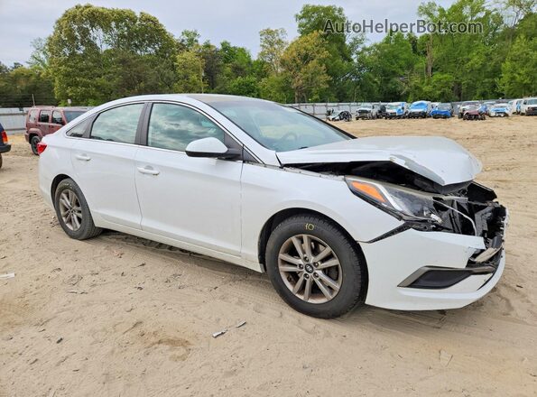 5NPE24AF0GH296323 2016 HYUNDAI SONATA White Przód prawy