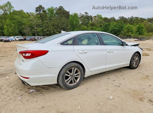 5NPE24AF0GH296323 2016 HYUNDAI SONATA White Tył prawy