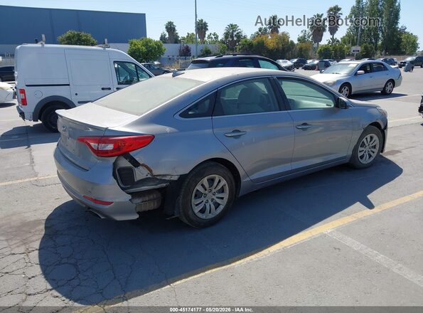 5NPE24AF0GH306090 2016 HYUNDAI SONATA Серебряный Задняя правая четверть