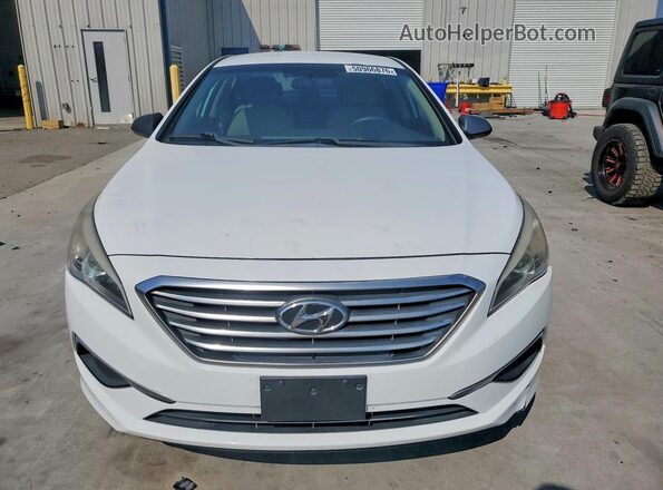 5NPE24AF0HH499164 2017 HYUNDAI SONATA Белый Вид спереди