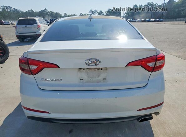 5NPE24AF0HH499164 2017 HYUNDAI SONATA Белый Вид сзади