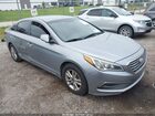 2017 Hyundai Sonata   Silver vin: 5NPE24AF0HH543762