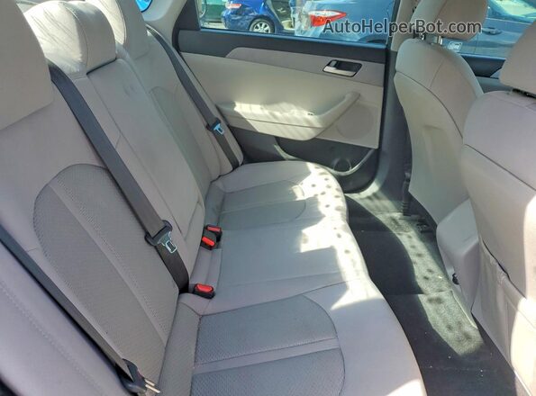 5NPE24AF0KH765452 2019 HYUNDAI SONATA Синий Вид задних сидений