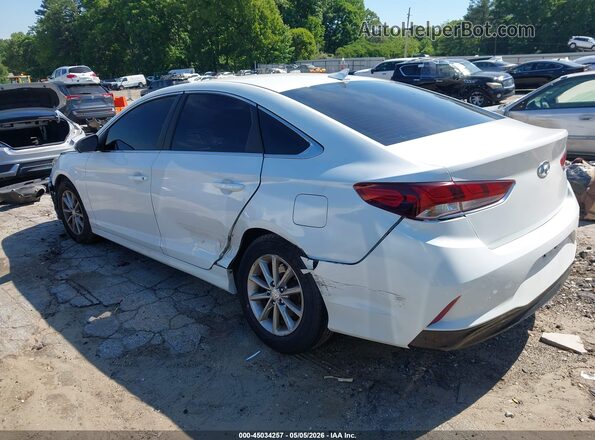 5NPE24AF0KH804699 2019 HYUNDAI SONATA Белый Задняя левая четверть