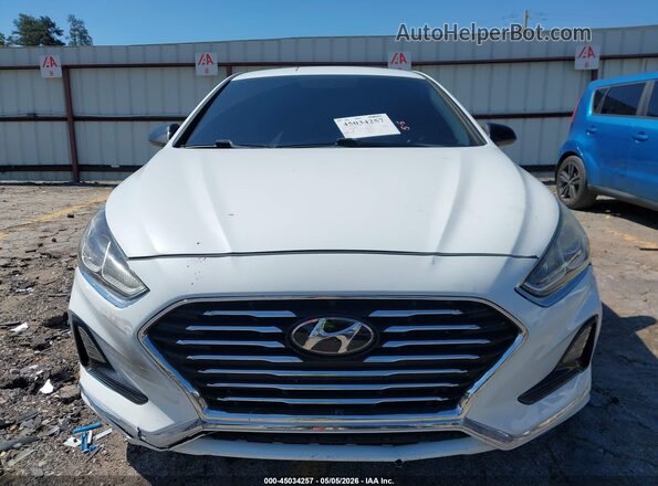 5NPE24AF0KH804699 2019 HYUNDAI SONATA Белый Вид щитка приборов