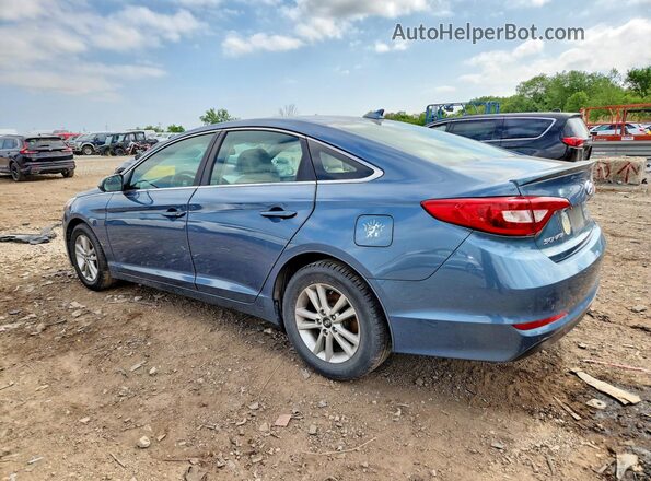 5NPE24AF1GH286691 2016 HYUNDAI SONATA Синий Задняя левая четверть