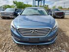 2016 Hyundai Sonata Se Синий vin: 5NPE24AF1GH286691