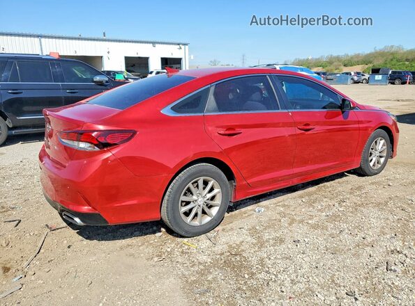 5NPE24AF1KH773575 2019 HYUNDAI SONATA Бордовый Задняя правая четверть