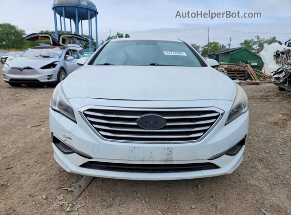 5NPE24AF2GH333002 2016 HYUNDAI SONATA Белый Вид спереди