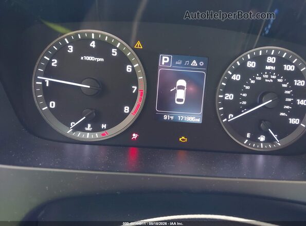 5NPE24AF2GH402917 2016 HYUNDAI SONATA Серебряный Вид задних сидений