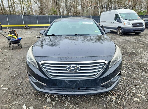 5NPE24AF2HH471592 2017 HYUNDAI SONATA Черный Вид спереди