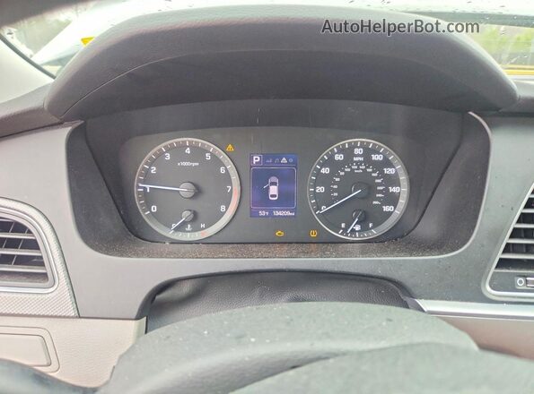 5NPE24AF2HH471592 2017 HYUNDAI SONATA Черный Вид щитка приборов