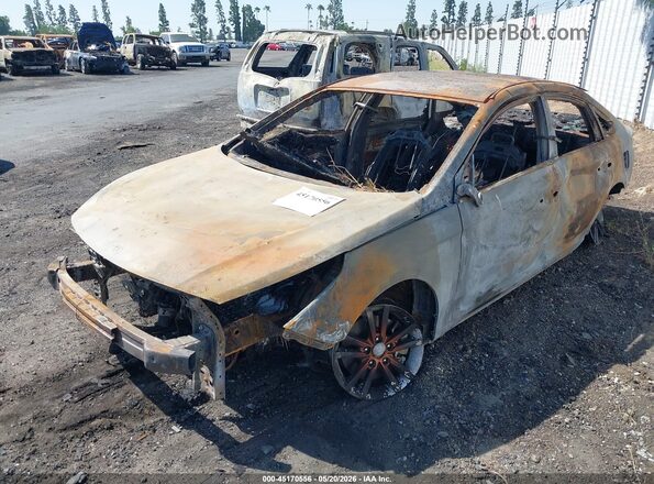 5NPE24AF2HH530091 2017 HYUNDAI SONATA Коричневый Вид спереди