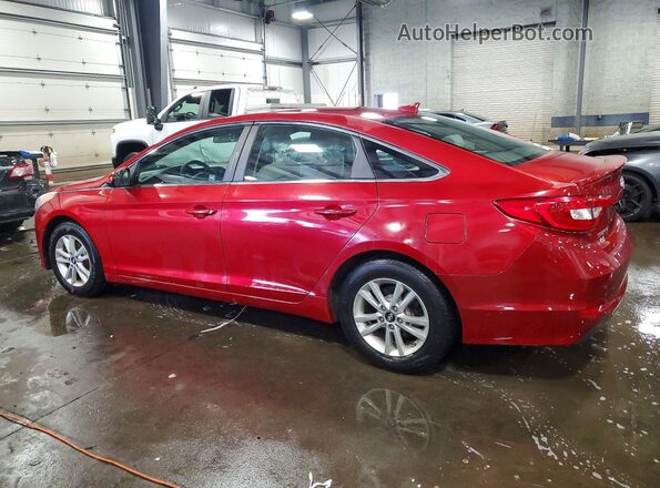 5NPE24AF2HH533461 2017 HYUNDAI SONATA Красный Задняя левая четверть