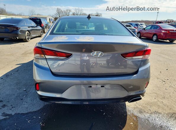 5NPE24AF2JH710211 2018 HYUNDAI SONATA Угольный Вид сзади