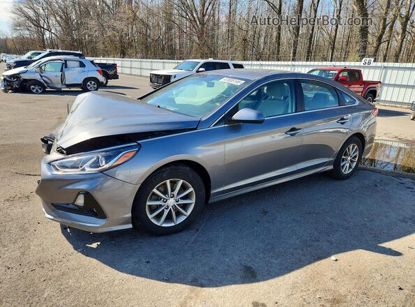 5NPE24AF2JH710211 2018 HYUNDAI SONATA Угольный Передняя левая четверть