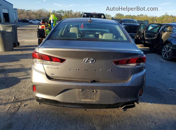 5NPE24AF2KH757188 2019 HYUNDAI SONATA Серый Вид сзади