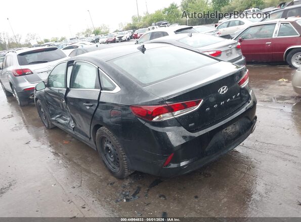 5NPE24AF2KH807118 2019 HYUNDAI SONATA Black Trasero izquierdo