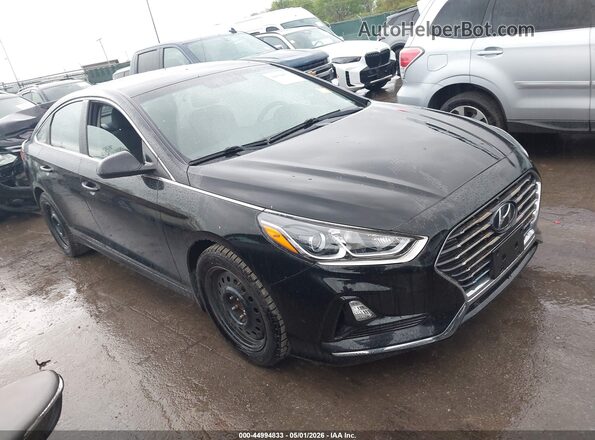 5NPE24AF2KH807118 2019 HYUNDAI SONATA Black Delantero derecho