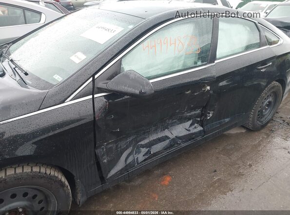 5NPE24AF2KH807118 2019 HYUNDAI SONATA Black Vista frontal