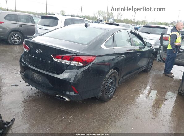 5NPE24AF2KH807118 2019 HYUNDAI SONATA Black Trasero derecho