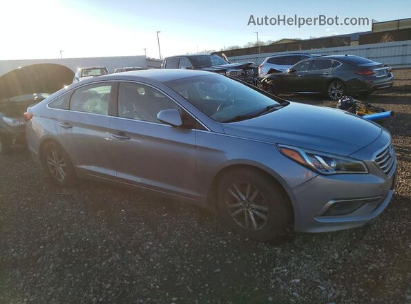 5NPE24AF3GH317844 2016 HYUNDAI SONATA Серебряный Передняя правая четверть