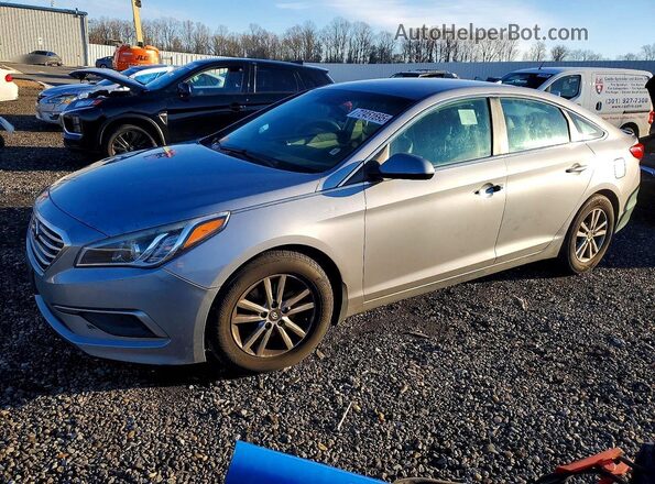 5NPE24AF3GH317844 2016 HYUNDAI SONATA Серебряный Передняя левая четверть