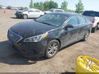 2017 Hyundai Sonata   Черный vin: 5NPE24AF3HH595242