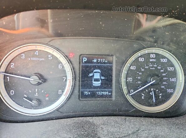 5NPE24AF3JH718480 2018 HYUNDAI SONATA Silver ხელსაწყოთა პანელის ხედი