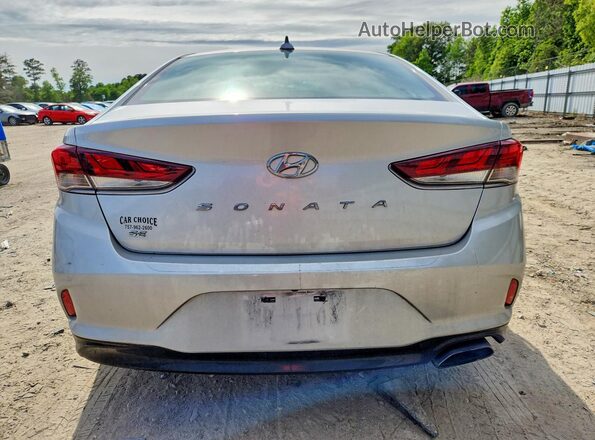 5NPE24AF3JH718480 2018 HYUNDAI SONATA Silver უკანა ხედი