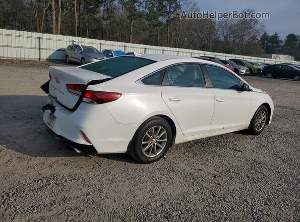 5NPE24AF3KH814918 2019 HYUNDAI SONATA Белый Задняя правая четверть