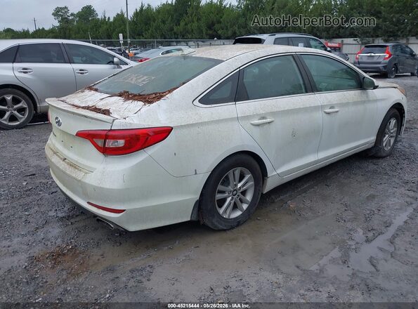 5NPE24AF4GH289164 2016 HYUNDAI SONATA Белый Задняя правая четверть