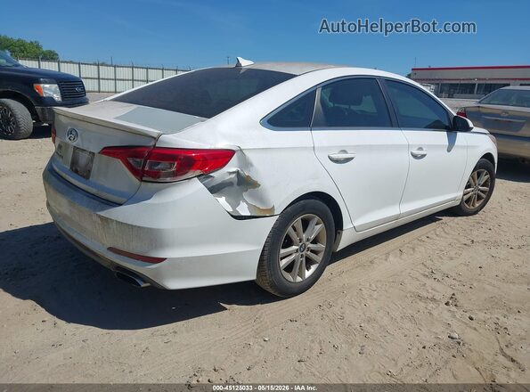 5NPE24AF4GH353753 2016 HYUNDAI SONATA Белый Задняя правая четверть