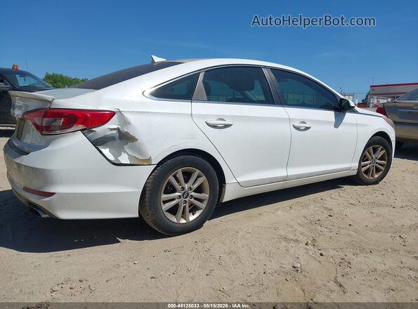 5NPE24AF4GH353753 2016 HYUNDAI SONATA Белый Вид спереди